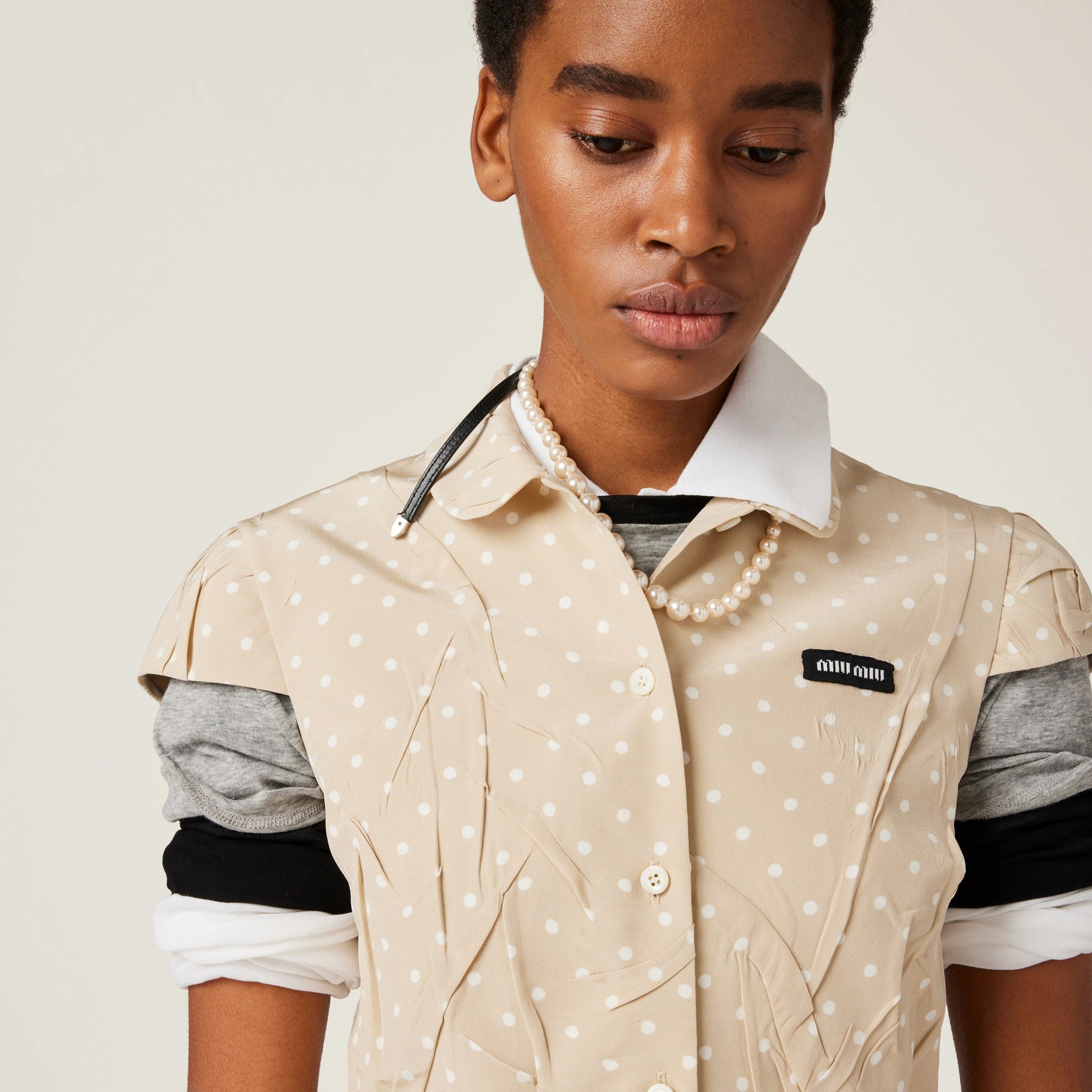 Ribbed jersey T-shirt