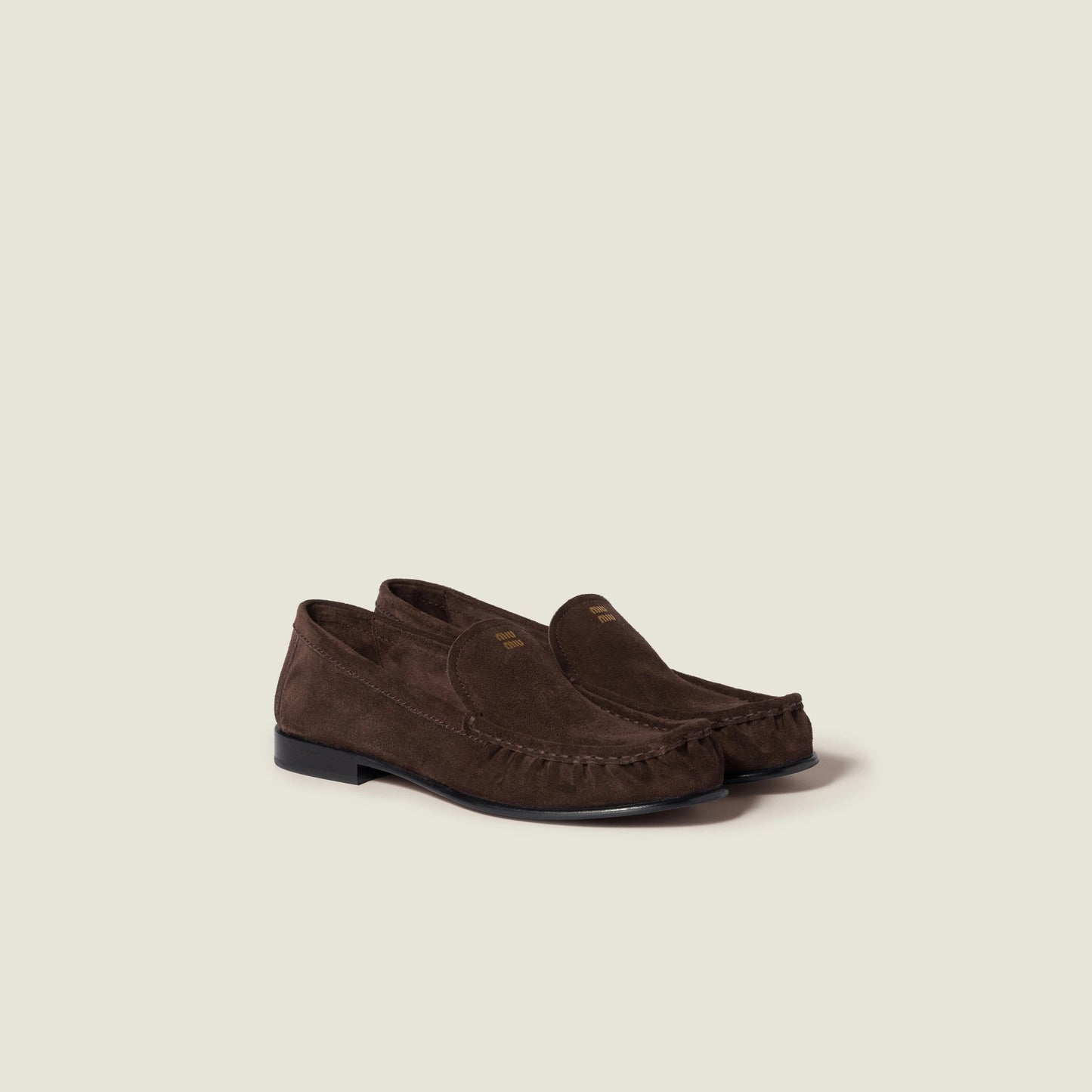 Suede loafers