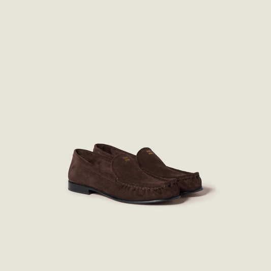 Suede loafers