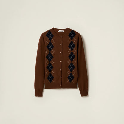 Cashmere knit cardigan