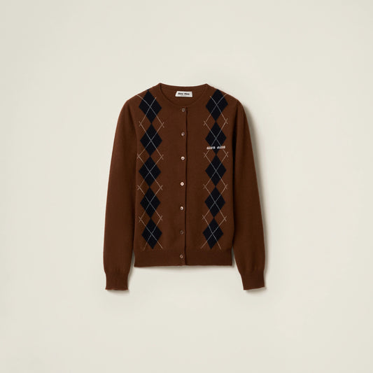 Cashmere knit cardigan