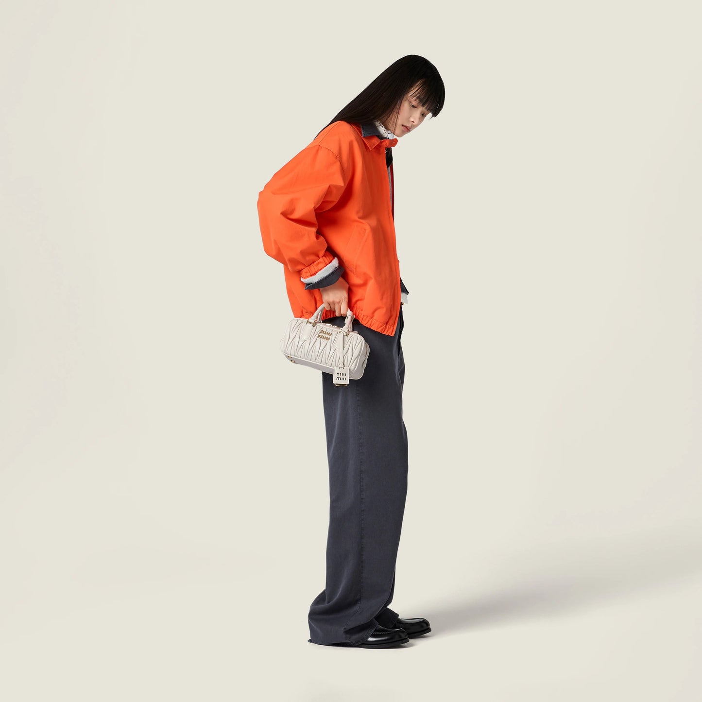 Arcadie matelassé nappa leather bag