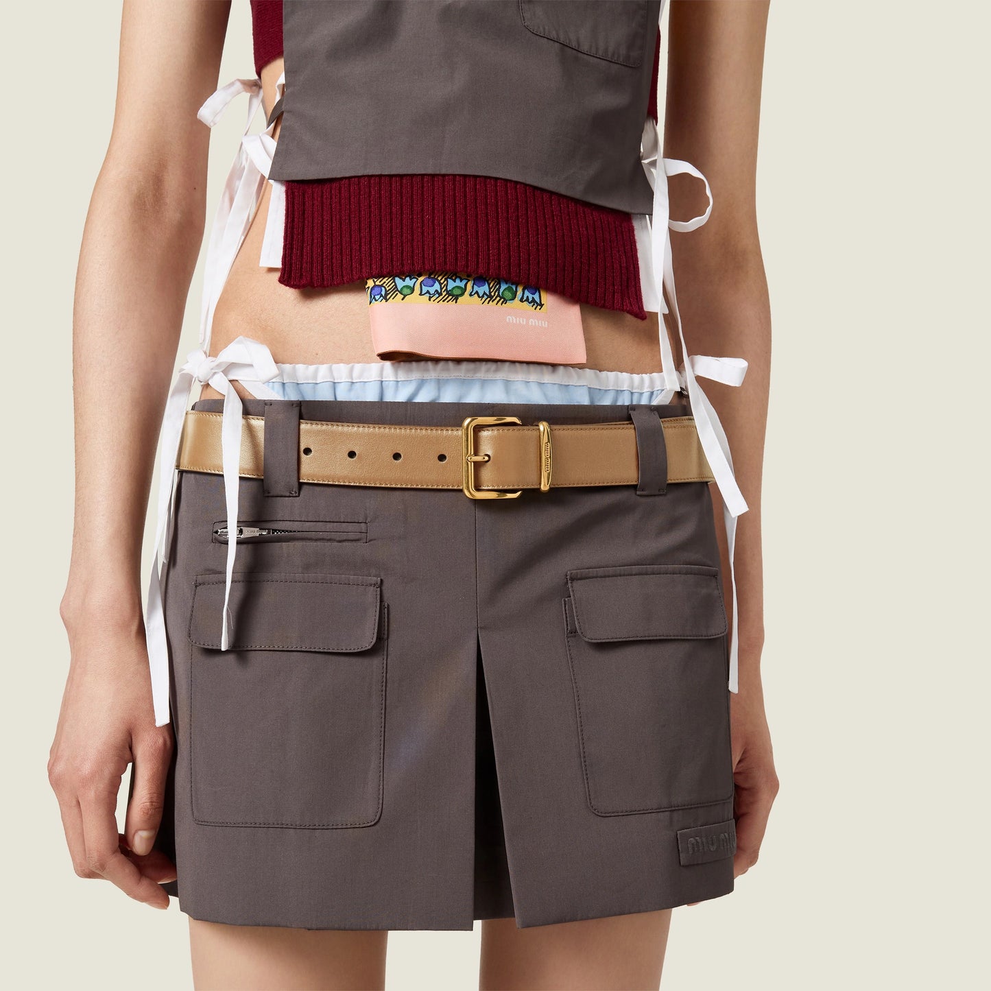 Leather belt