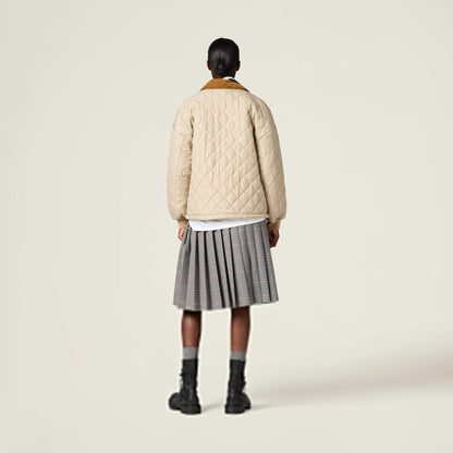 Technical fabric blouson jacket
