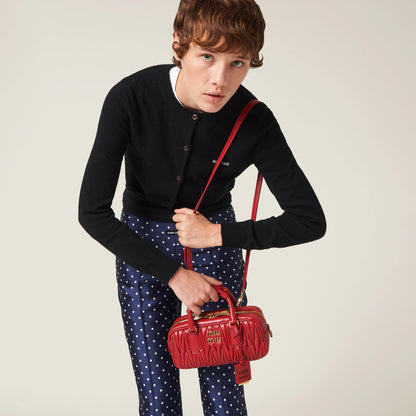 Arcadie matelassé nappa leather bag