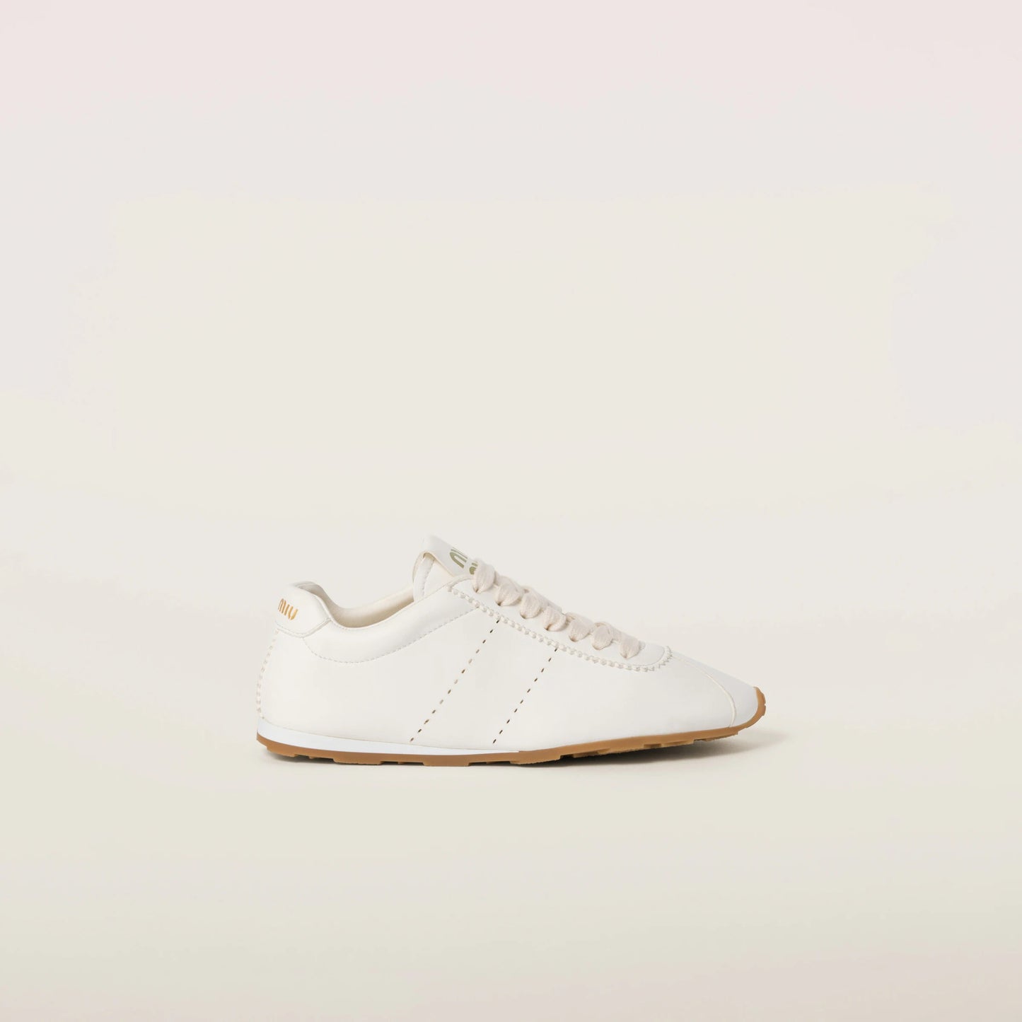 Plume nappa leather sneakers