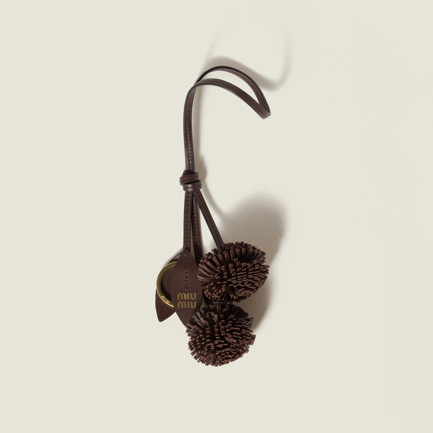 Trick leather keyring