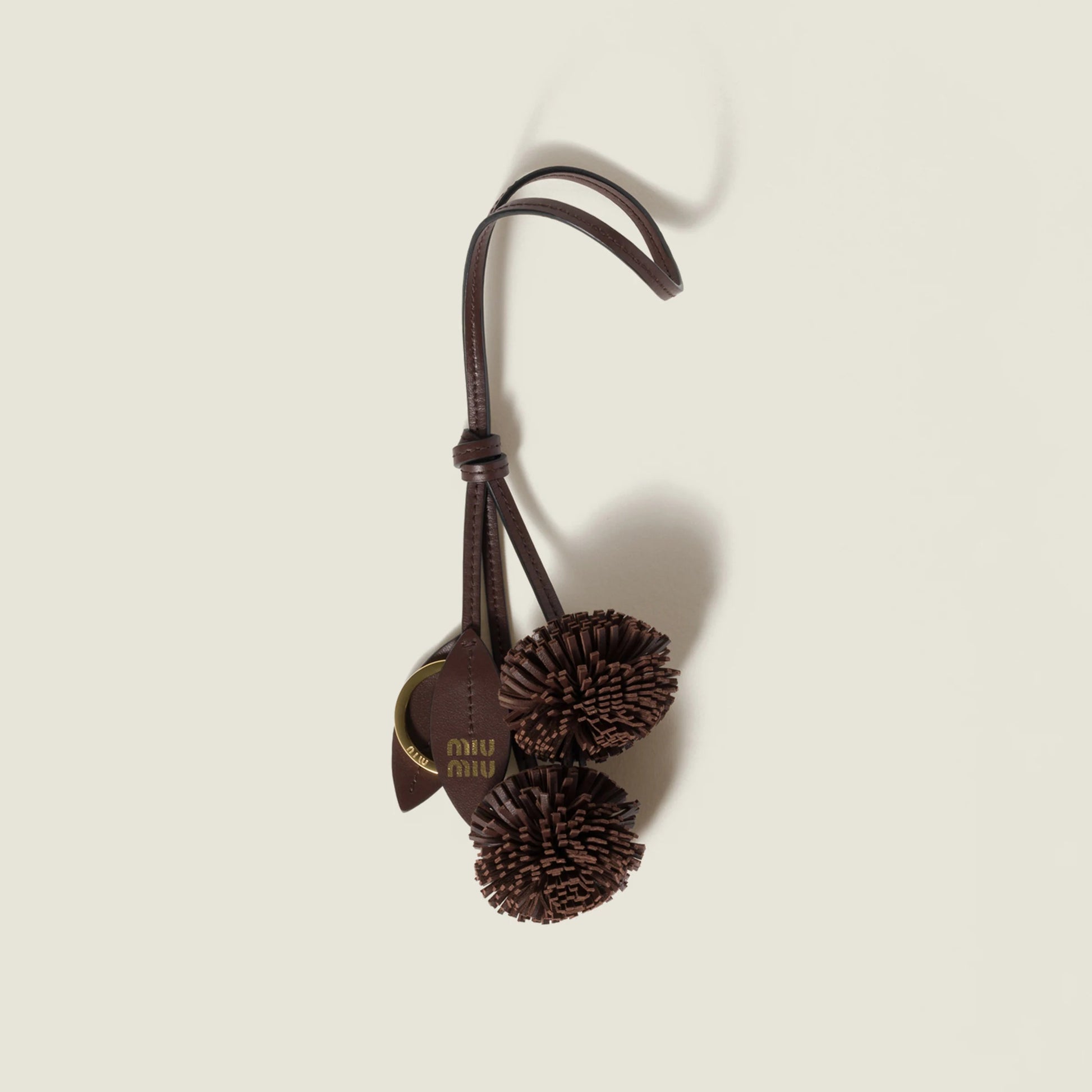 Trick leather keyring