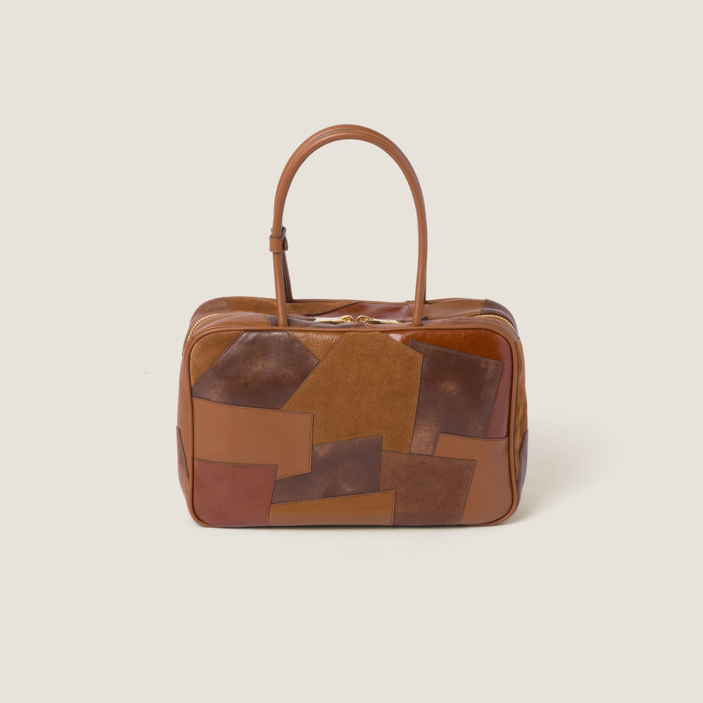 Leather patchwork Beau bag