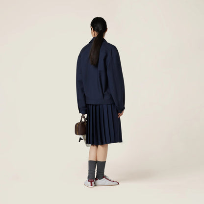 Mohair blouson jacket