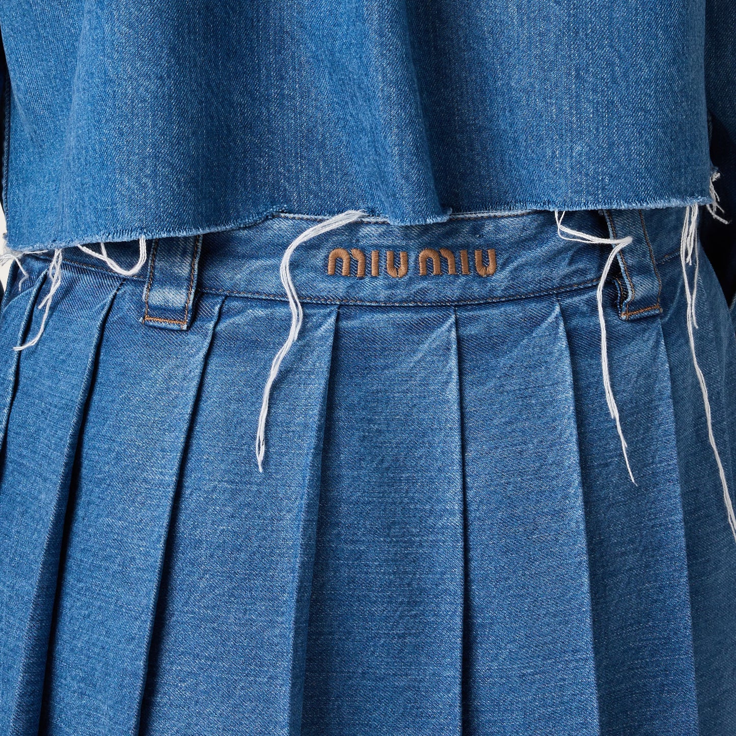 Denim miniskirt