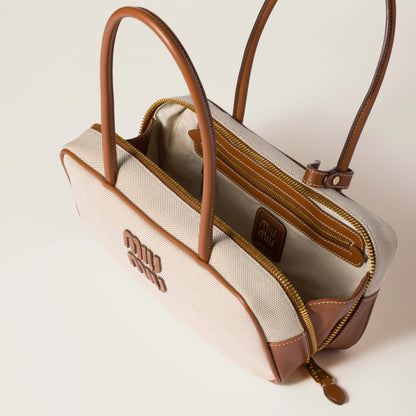 Beau canvas and leather bag