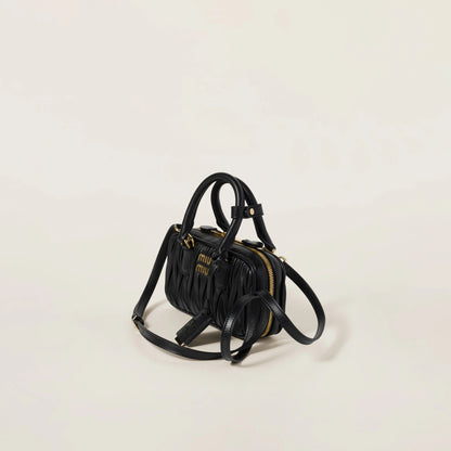 Arcadie matelassé nappa leather mini-bag