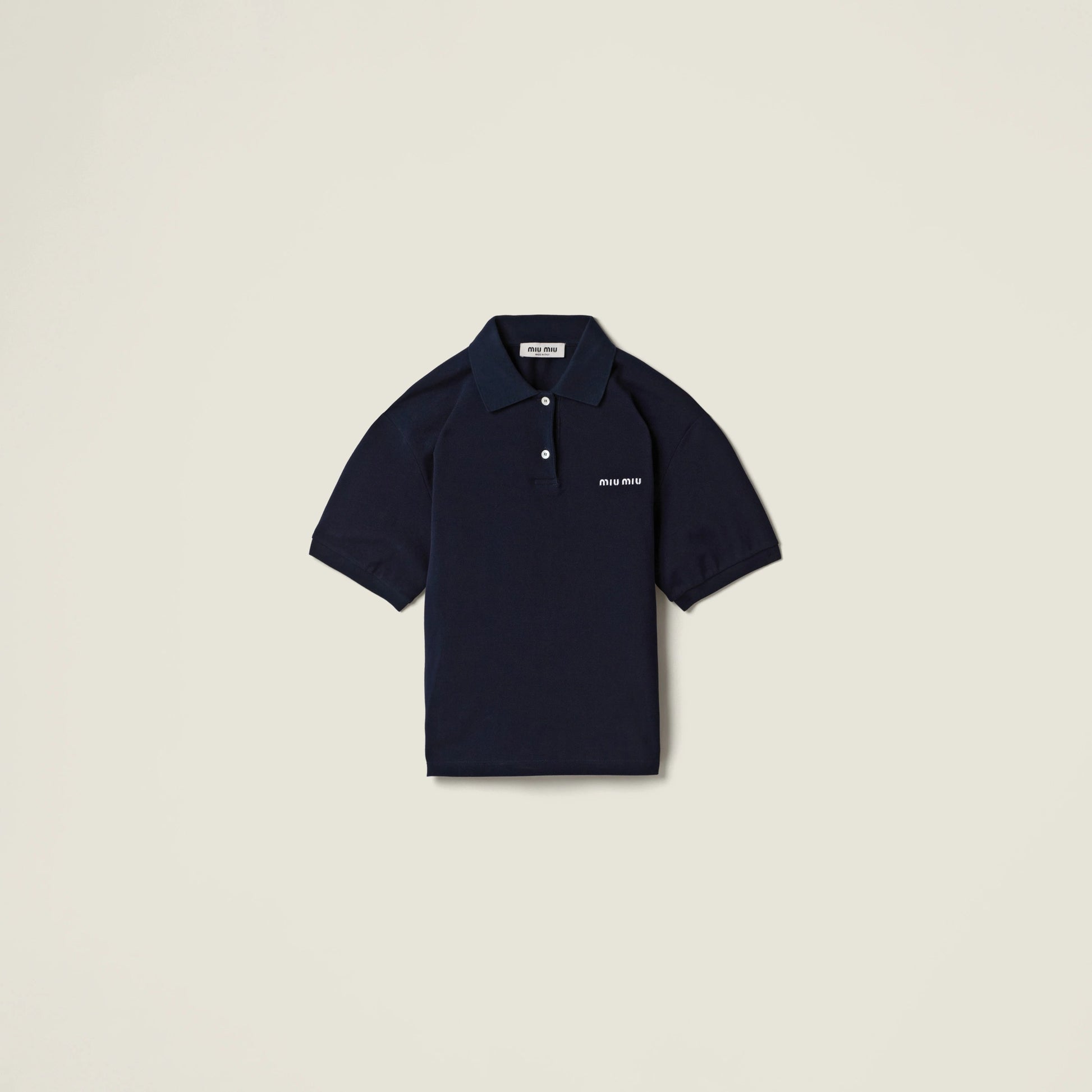 Cotton piqué polo shirt