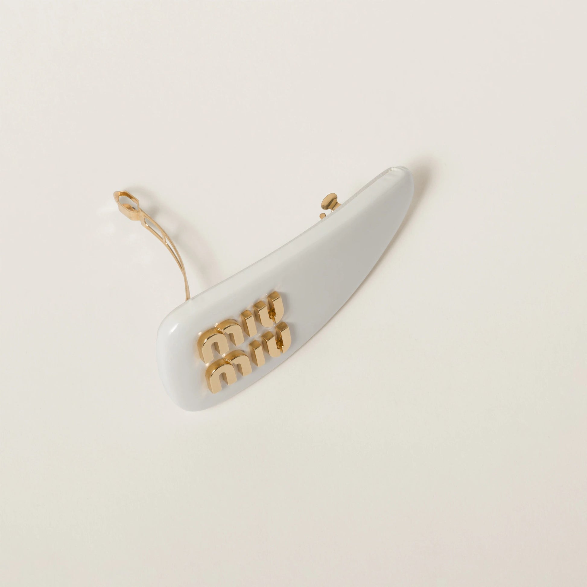 Patent leather hair clip
