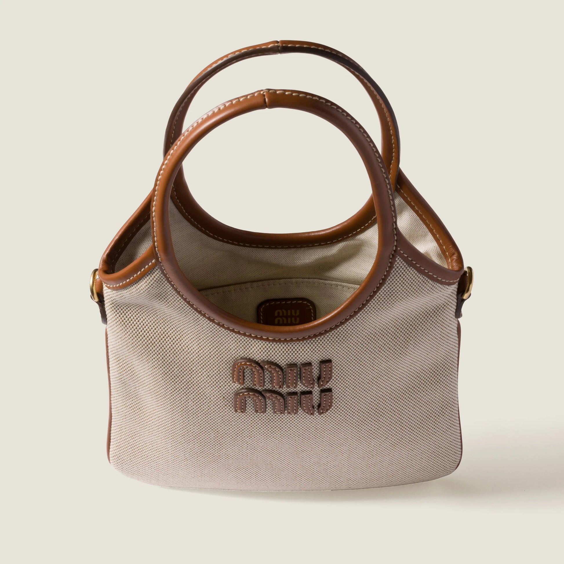 Ivy canvas and leather bag