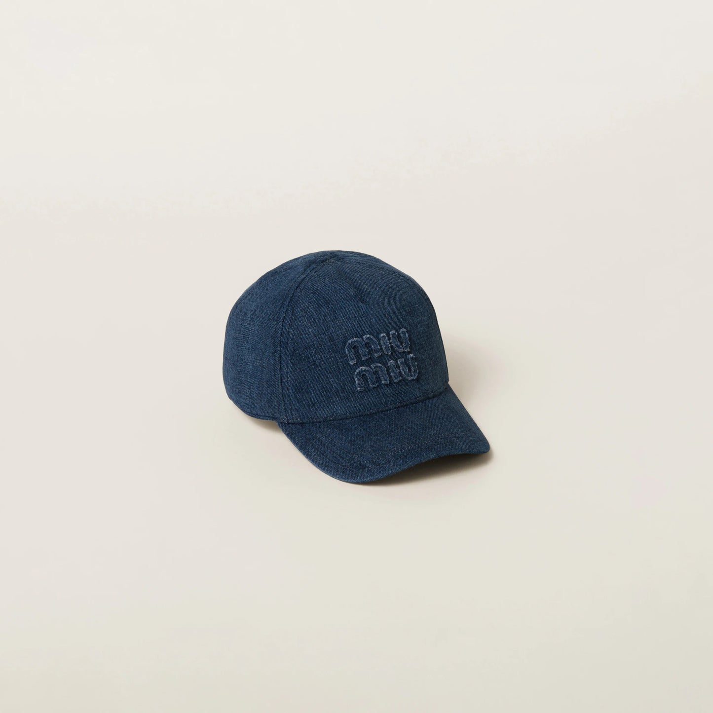 Denim baseball cap