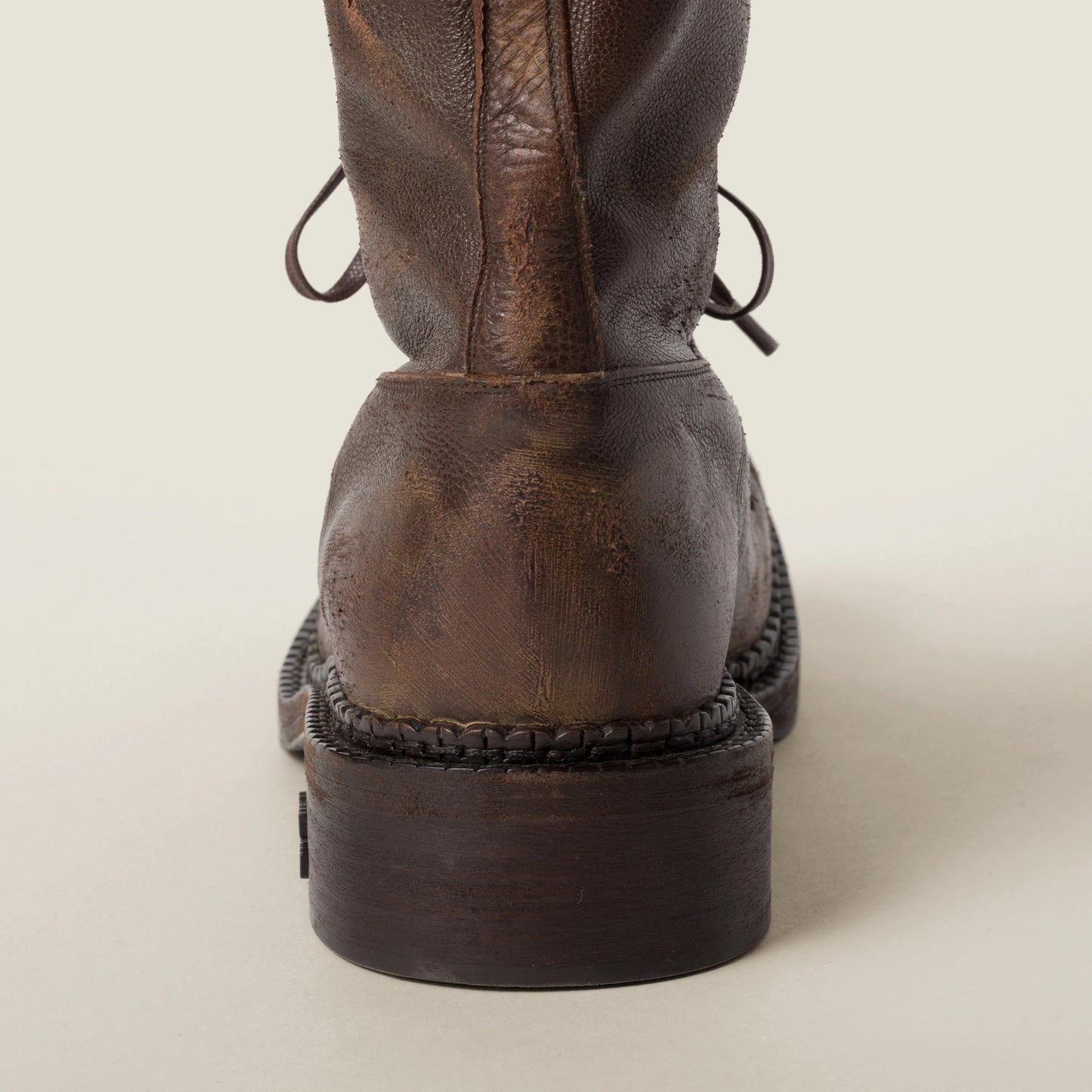 Leather boots