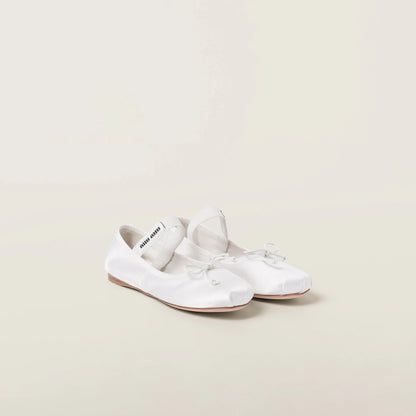 Satin ballerinas