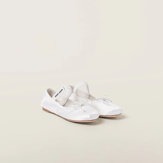 Satin ballerinas
