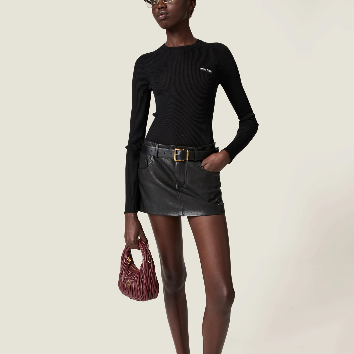 Cashmere and silk sweater