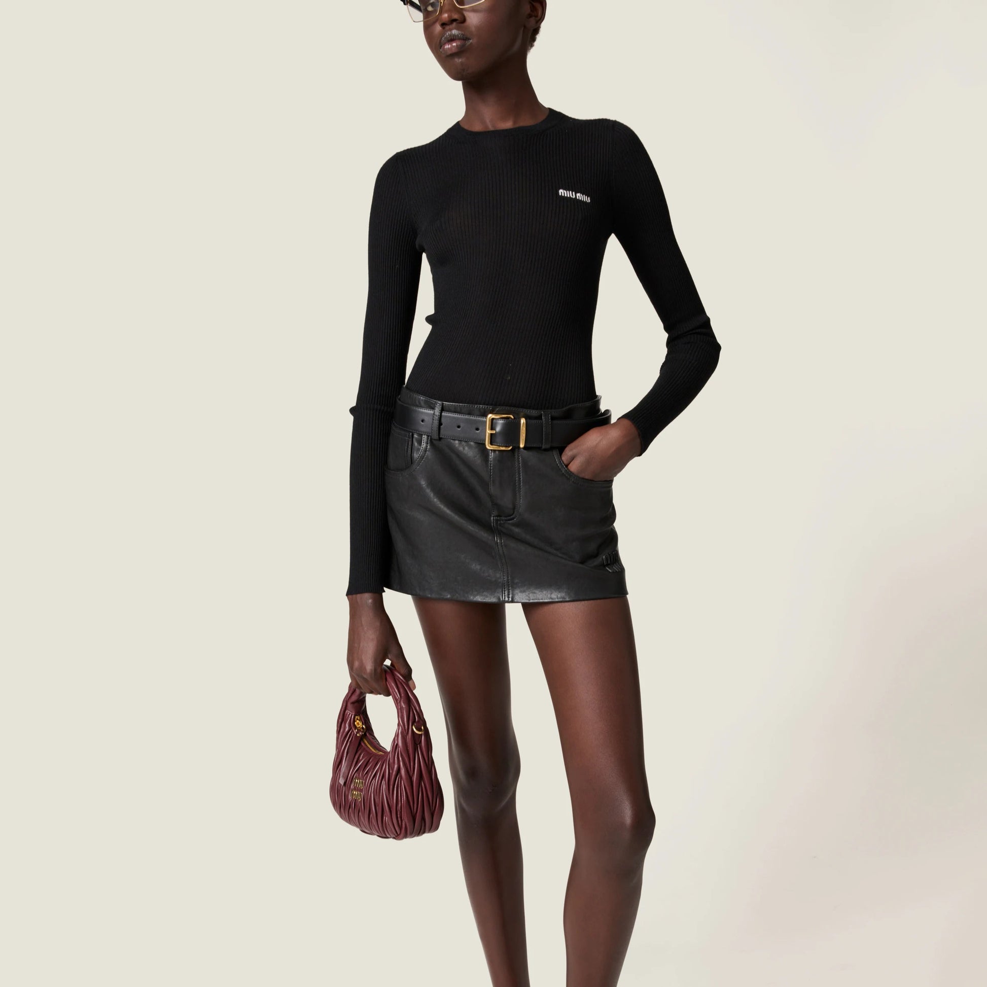 Cashmere and silk sweater