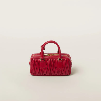 Arcadie matelassé nappa leather bag