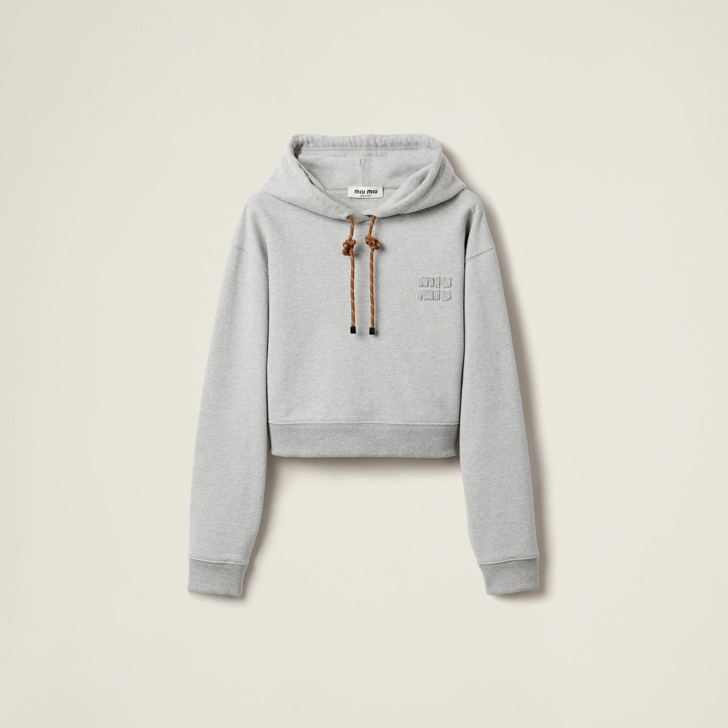 Cotton fleece sweatshirt