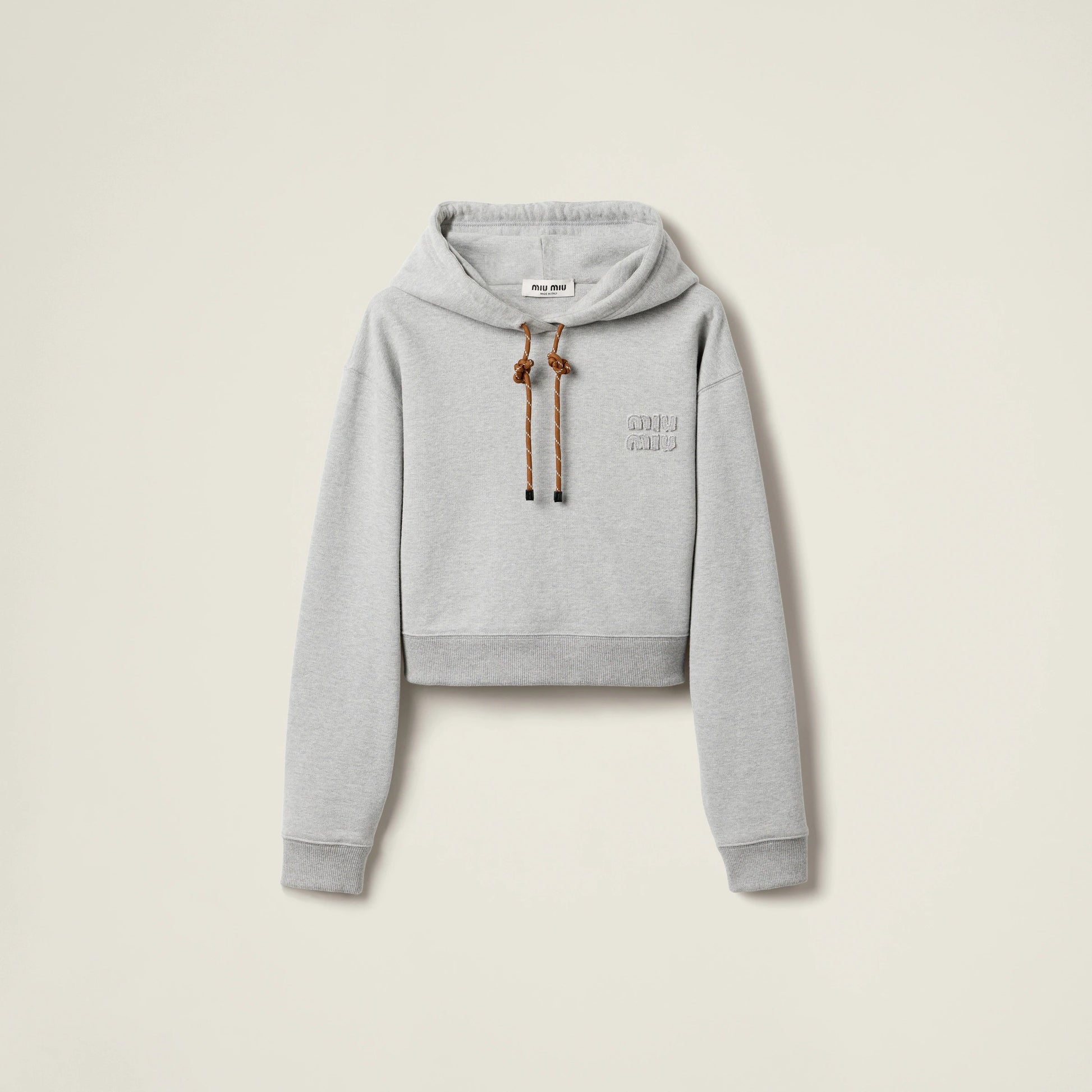 Cotton fleece sweatshirt