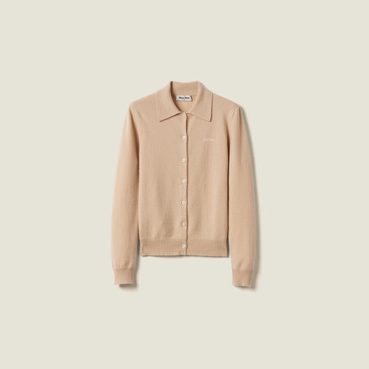 Cashmere knit cardigan