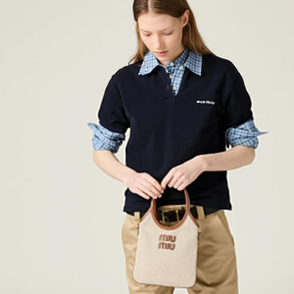 Ivy canvas and leather bag