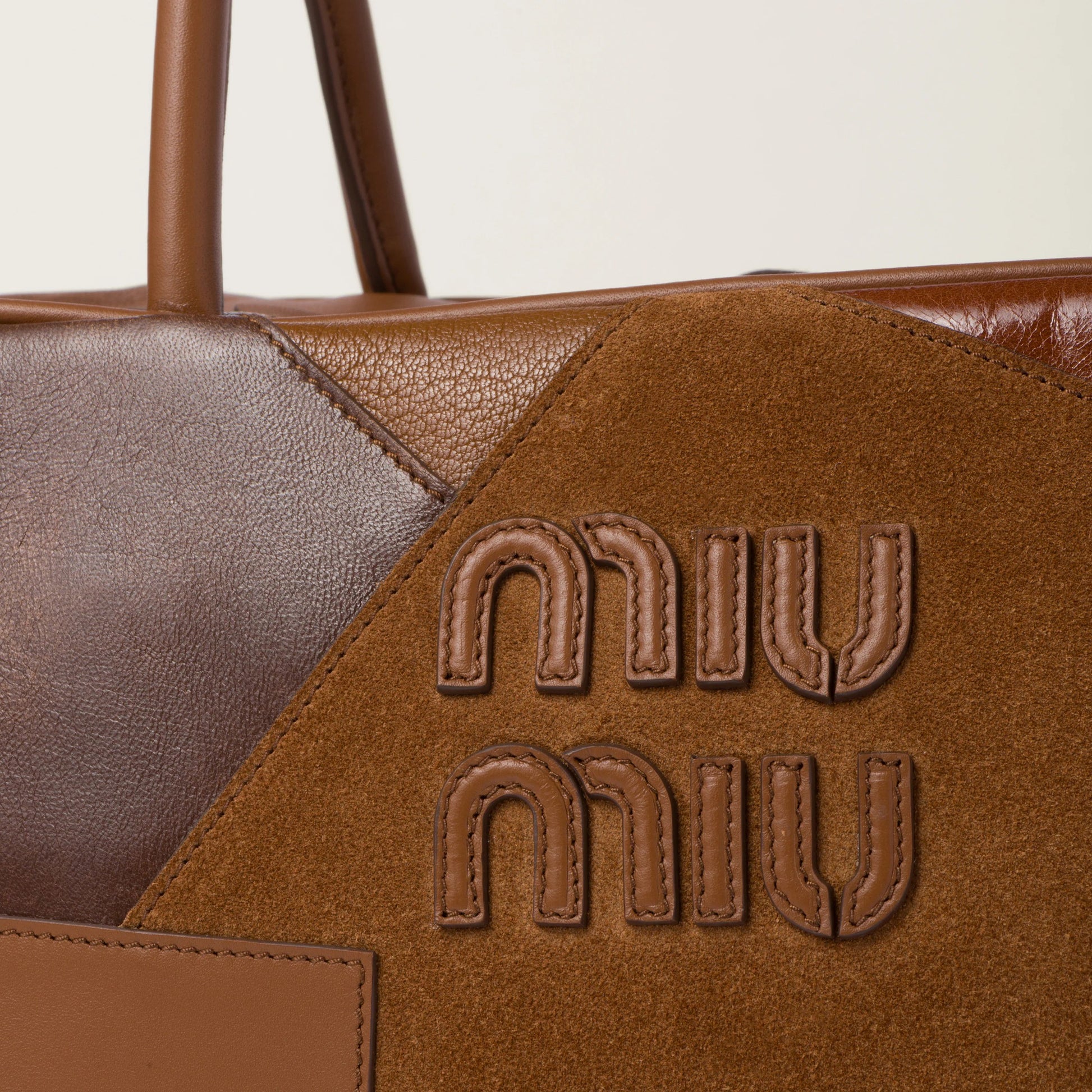 Leather patchwork Beau bag