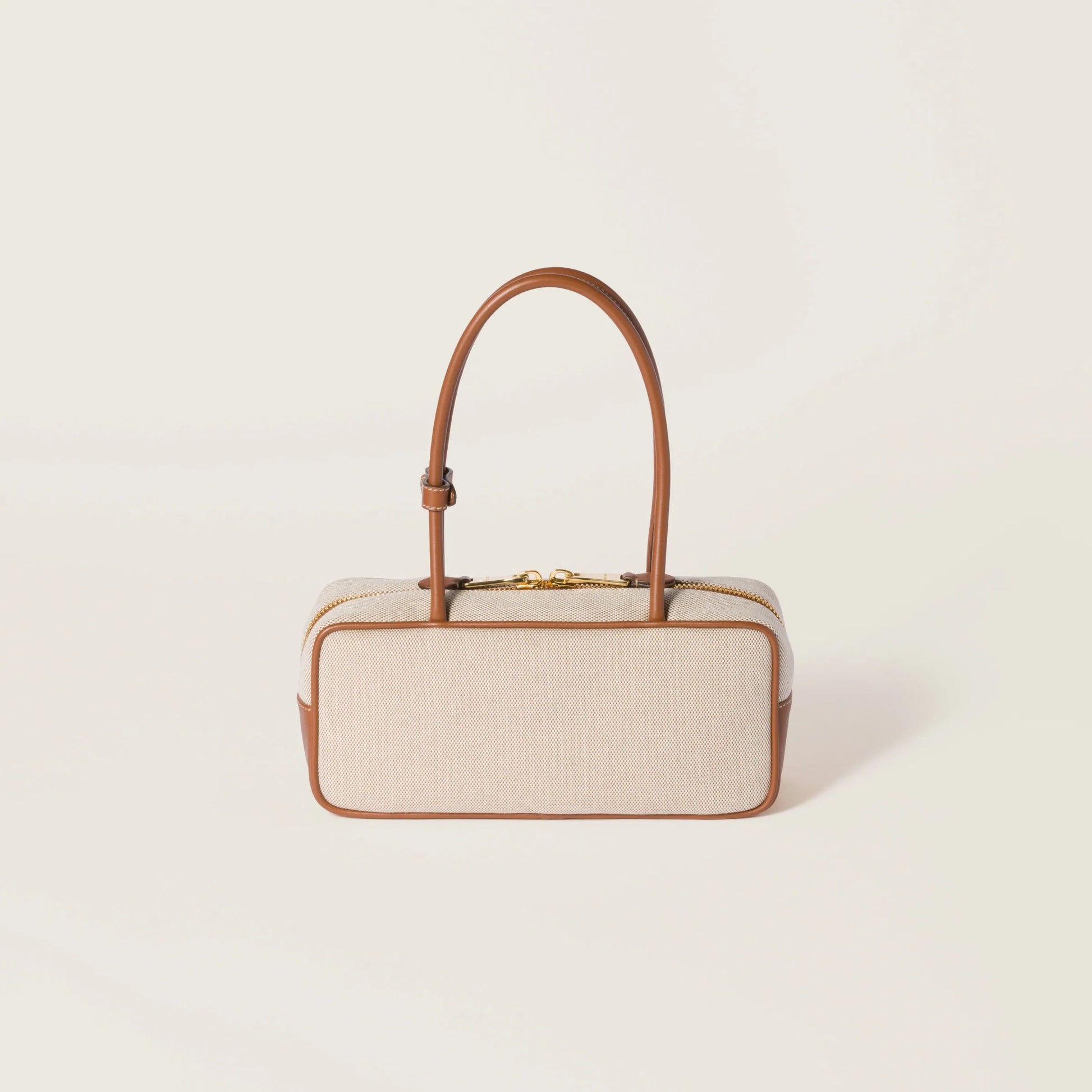 Beau canvas and leather bag