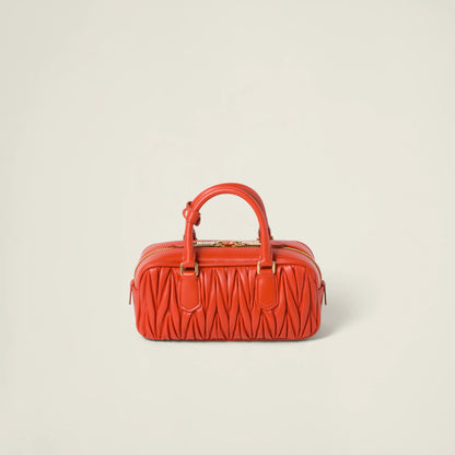 Arcadie matelassé nappa leather bag
