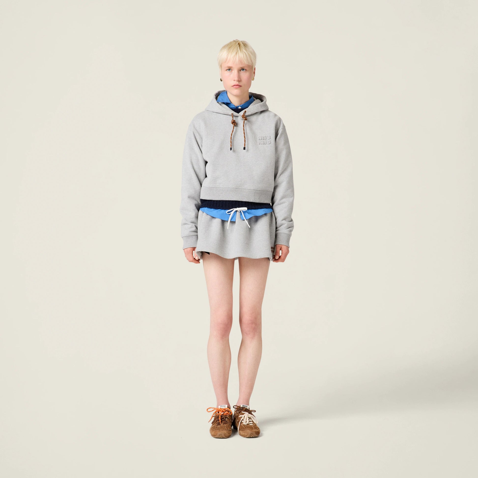 Cotton fleece sweatshirt