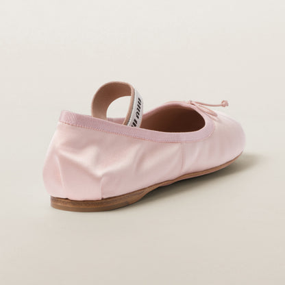 Satin ballerinas