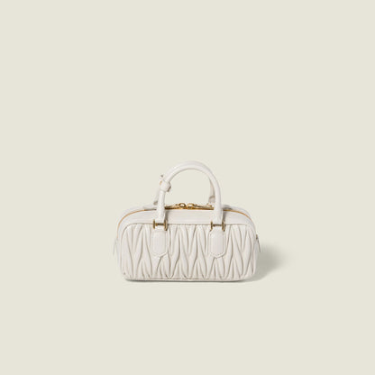 Arcadie matelassé nappa leather bag