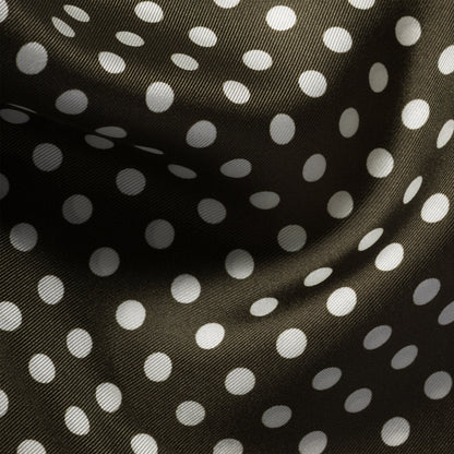 Printed twill scarf