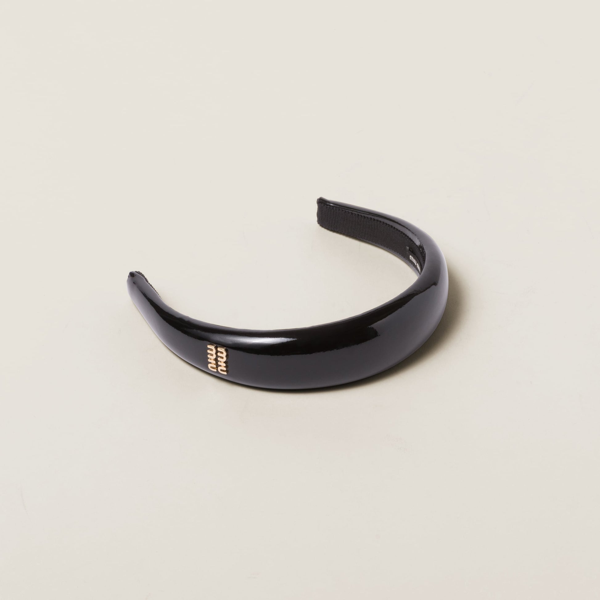 Patent leather headband