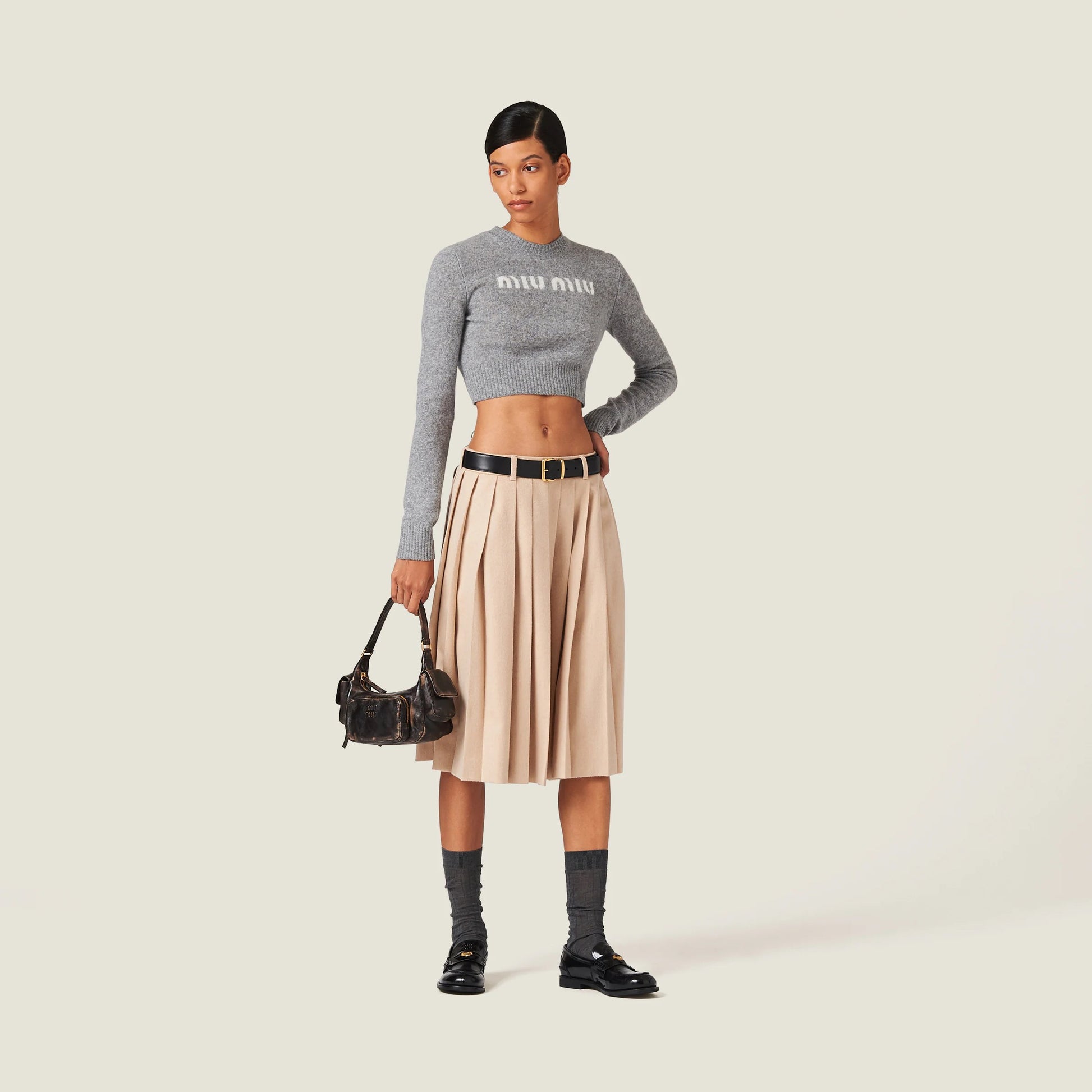Wool and cashmere sweater