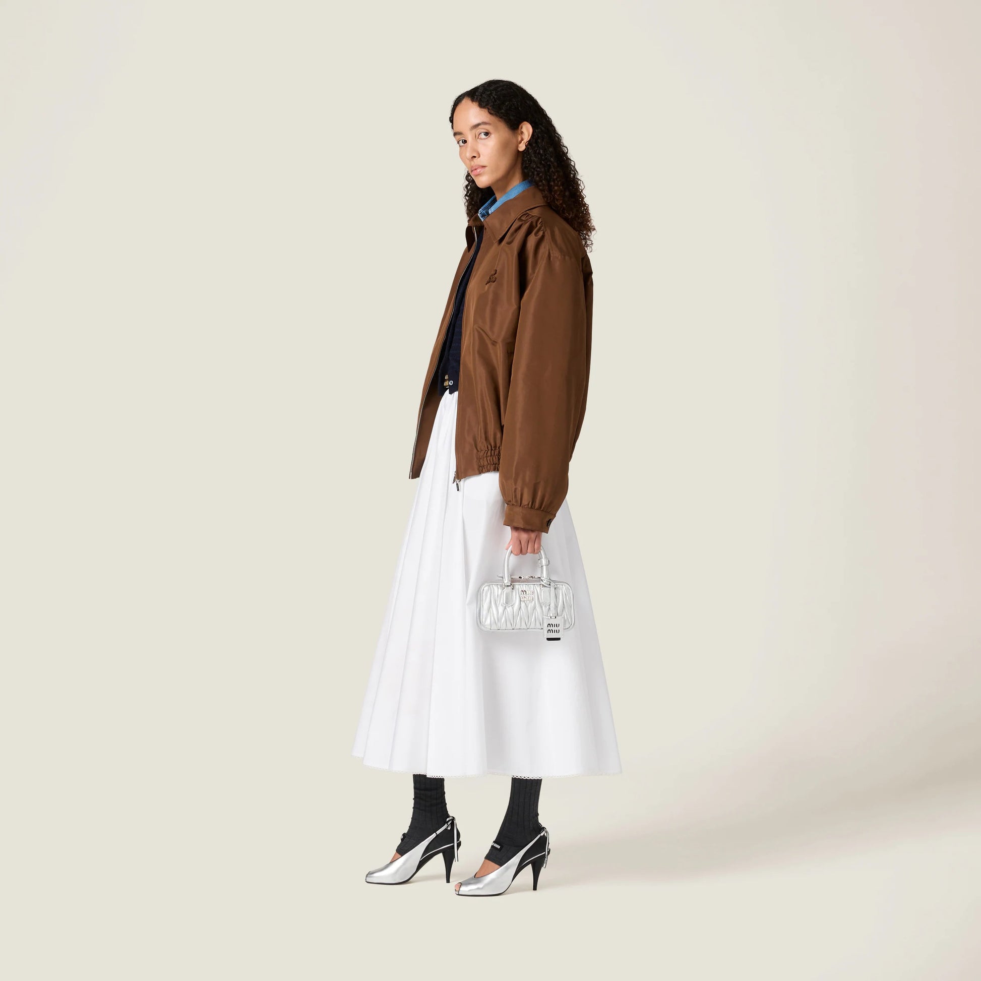Arcadie matelassé nappa leather mini-bag