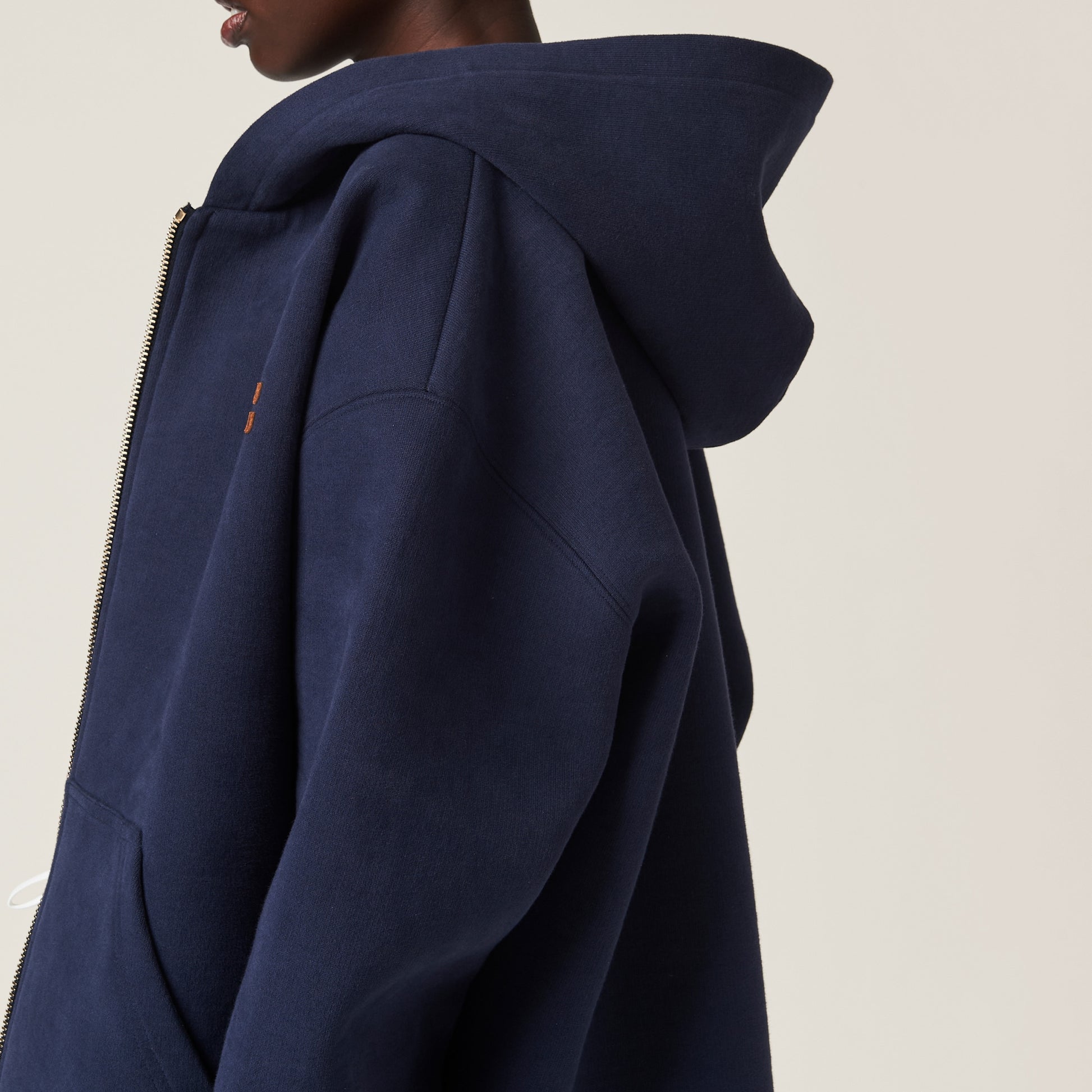Jersey hoodie jacket