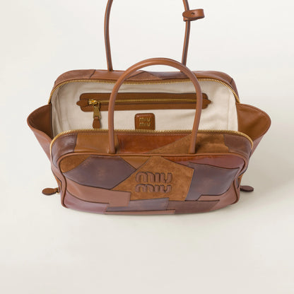 Leather patchwork Beau bag