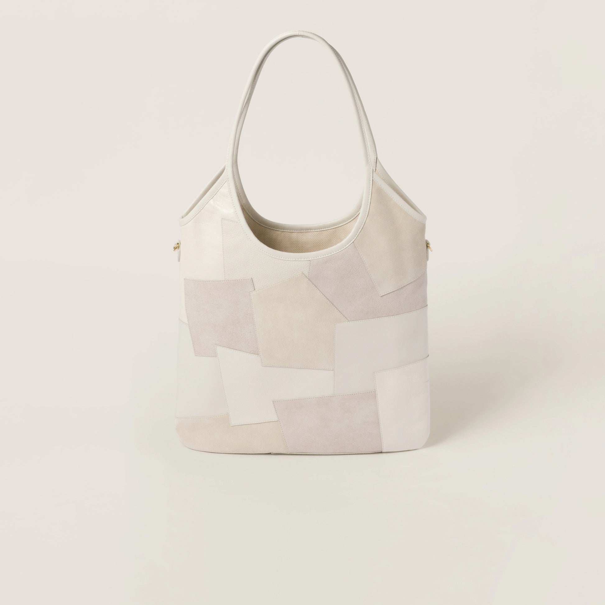 Ivy leather patchwork bag