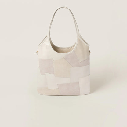Ivy leather patchwork bag