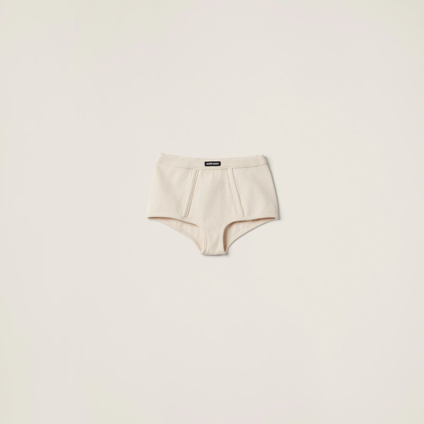 Garment-dyed ribbed boxer shorts