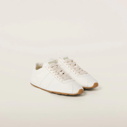 Plume nappa leather sneakers