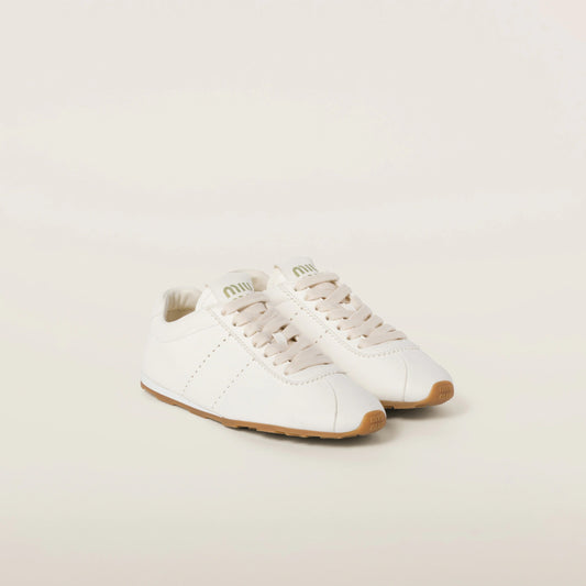 Plume nappa leather sneakers