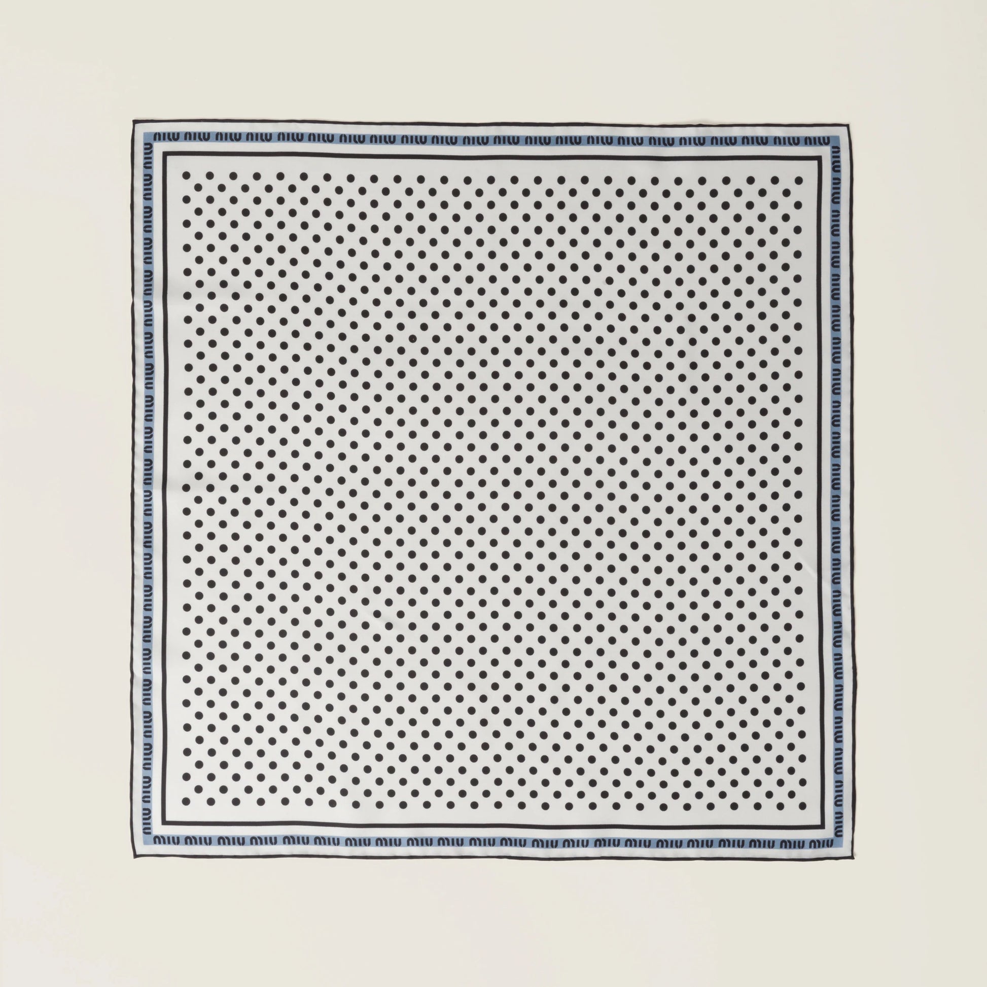 Printed twill scarf