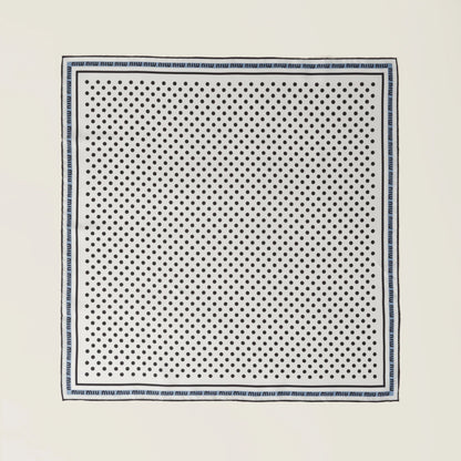 Printed twill scarf